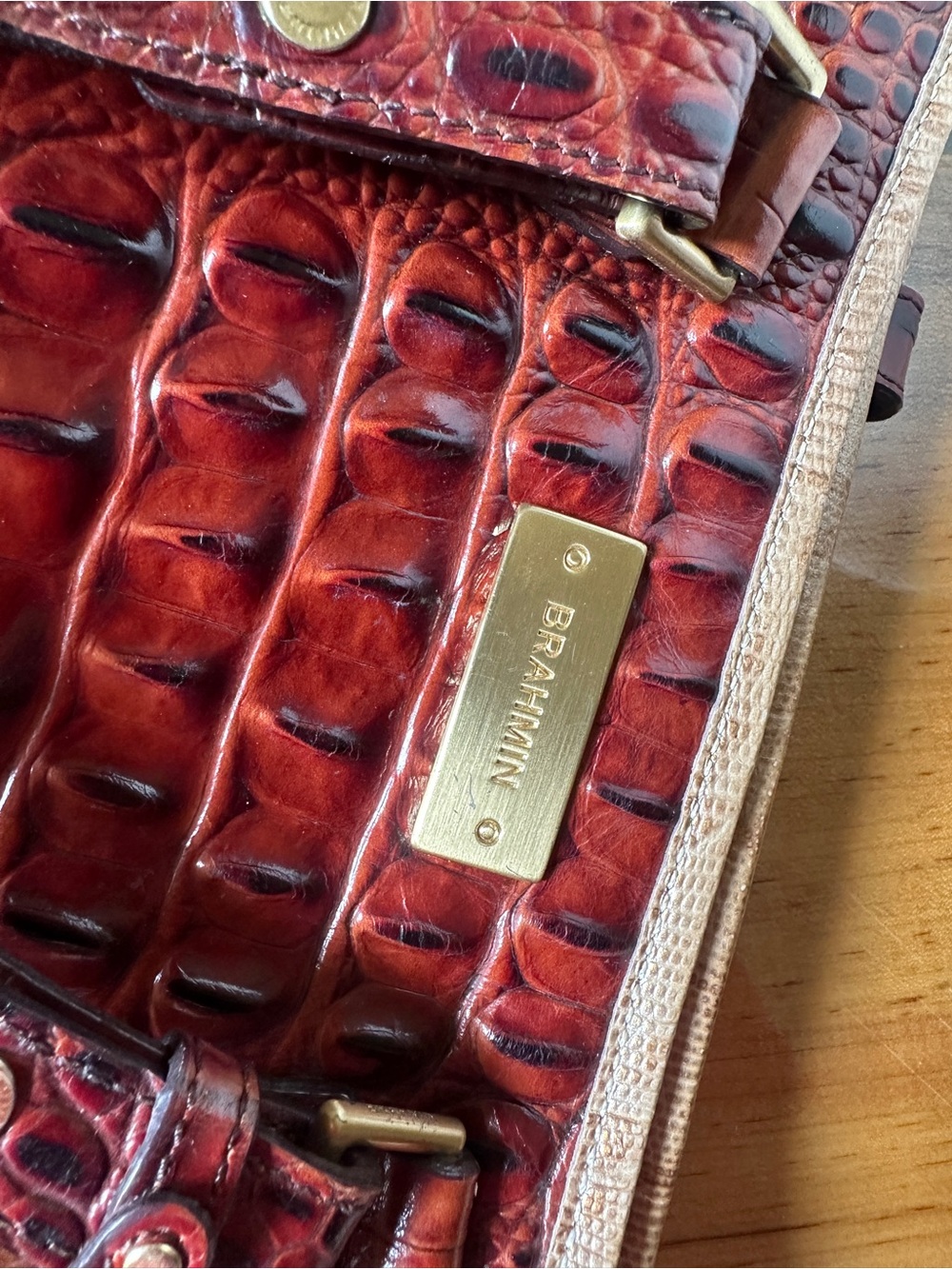 Brahmin Mini Asher Tote in pecan - Picture 8 of 8